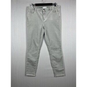 Corduroy Skinny Pant Light Gray Ann Taylor LOFT 10 Minimalist Capsule Wardrobe